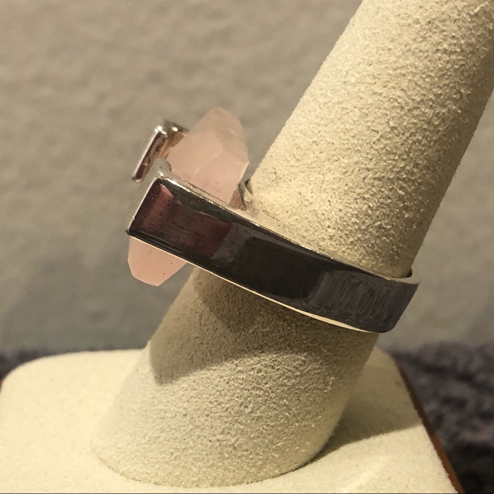 💍 [Sundance] Southwestern Rose Quartz Ring, Size 7 1/2, EUC - Picture 4 of 11